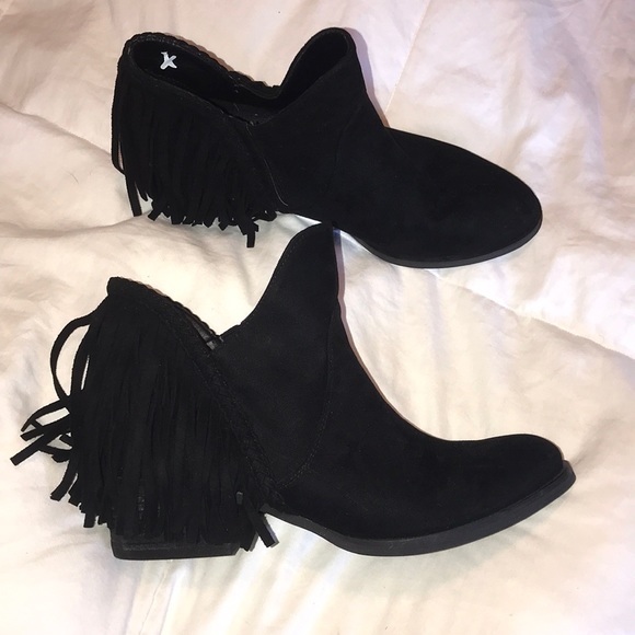 Not Rated Shoes - Not rated black suede ankle boots